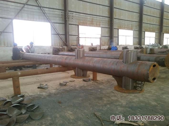 標志桿焊接車間